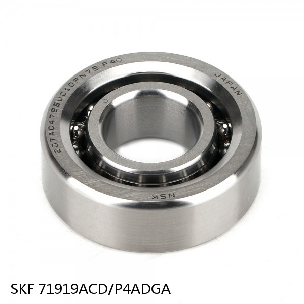 71919ACD/P4ADGA SKF Super Precision,Super Precision Bearings,Super Precision Angular Contact,71900 Series,25 Degree Contact Angle #1 small image