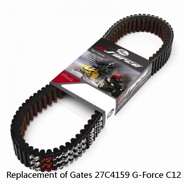 Replacement of Gates 27C4159 G-Force C12 ATV Drive Belt 3211180 Carbon Fiber CVT #1 small image