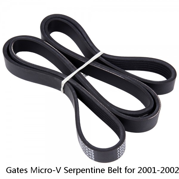 Gates Micro-V Serpentine Belt for 2001-2002 Chevrolet Express 2500 6.5L V8 vs