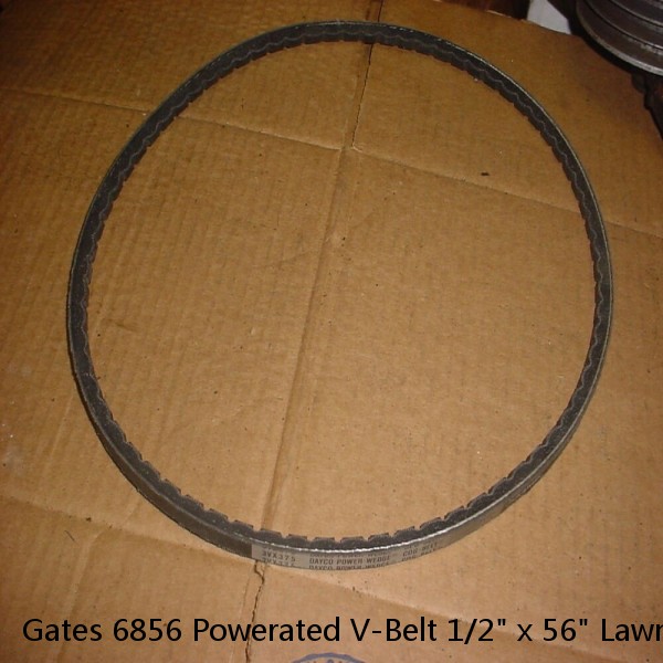 Gates 6856 Powerated V-Belt 1/2" x 56" Lawn Mower Tractor Appliances NEW  #1 small image
