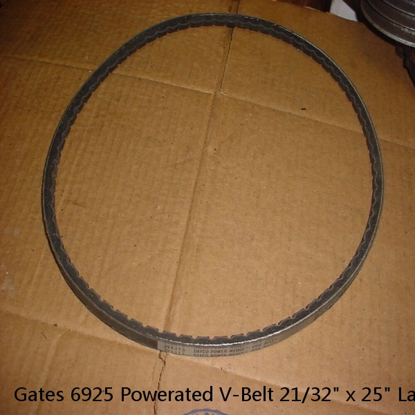 Gates 6925 Powerated V-Belt 21/32" x 25" Lawn Mower Tractor Appliances NEW 
