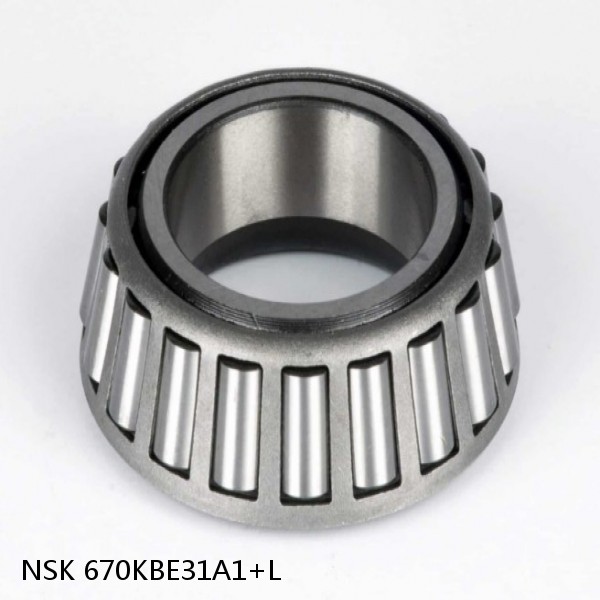 670KBE31A1+L NSK Tapered roller bearing #1 image