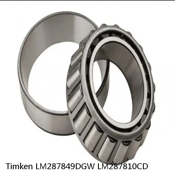 LM287849DGW LM287810CD Timken Tapered Roller Bearing #1 image