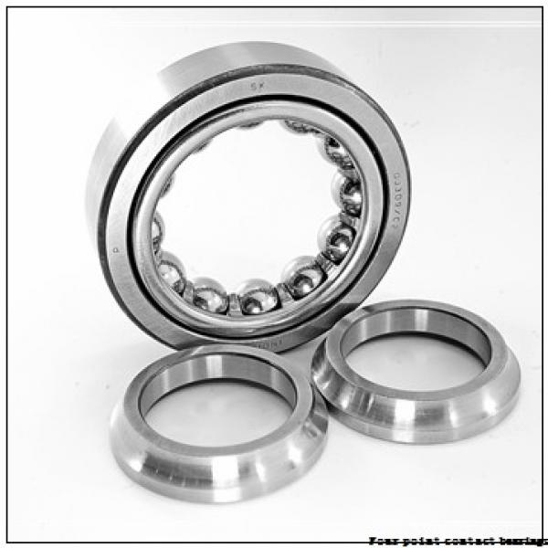20 mm x 52 mm x 15 mm  FAG QJ304-MPA Four-Point Contact Bearings #1 image