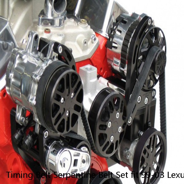 Timing Belt Serpentine Belt Set fit 99-03 Lexus RX300 01-03 Sienna 3.0L V6 1MZFE #1 image